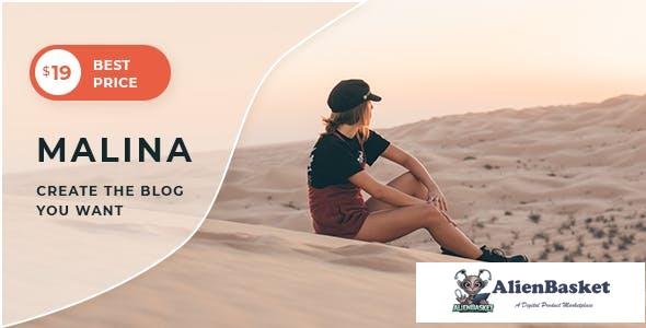 14344 Malina v1.3.1 - Personal WordPress Blog Theme 