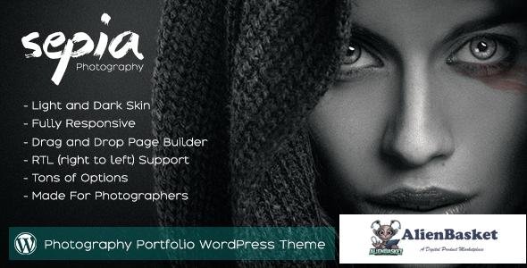 13212 Sepia v1.9 - Photography Portfolio WordPress Theme 