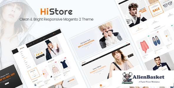 10332 HiStore - Clean and Bright Responsive Magento 2 Theme 