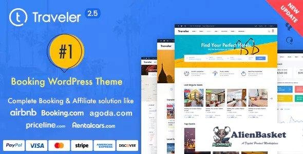 13776 Traveler v2.5 - Travel Booking WordPress Theme 