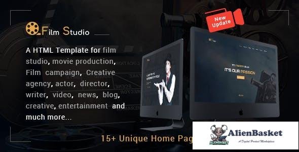 14652 Film Studio v2.0 - Movie Production, Film studio HTML Template 