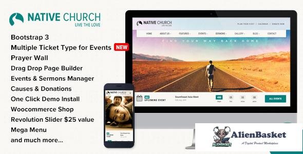 10121 NativeChurch v2.9.9.3 - Multi Purpose Wordpress Theme 