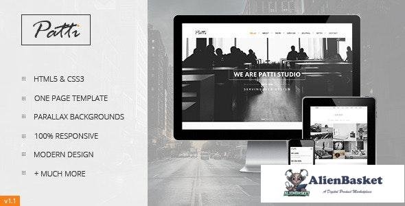21415 Patti v1.2 - Parallax One Page HTML Template 