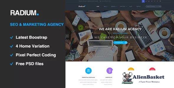 13736 Radium - SEO /Digital Agency HTML5 Template 