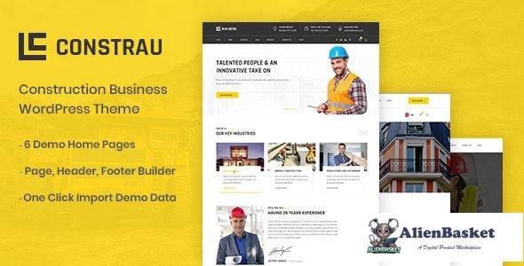 28168 Constrau v1.1.9 - Construction Business WordPress Theme 