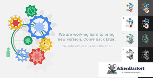 10457 Animated 404 or Maintainance Page 