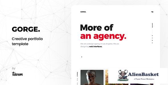 10809 Gorge - Creative Portfolio Template 