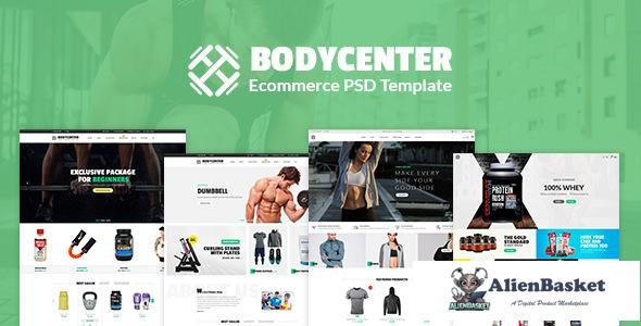 11694 Bodycenter - eCommerce PSD Template 