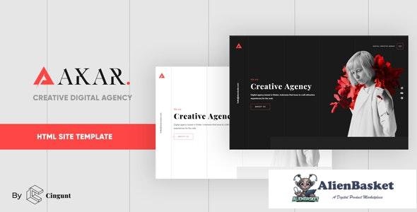 23916 Akar v1.0 – Creative Digital & Marketing Agency OnePage Template 