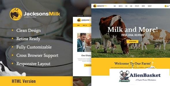 16650 Dairy Farm & Eco Products HTML Template v1.0 