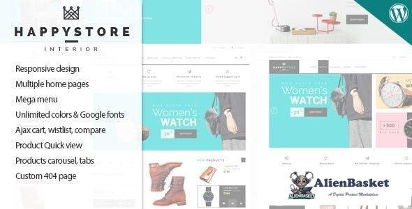 16236 HappyStore v1.6.3 - Responsive WooCommerce Theme 