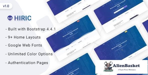 19730 Hiric v1.0 - VueJs Landing Page Template 