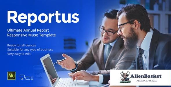 12429 Reportus v1.1 - Annual Report Responsive Muse Template 