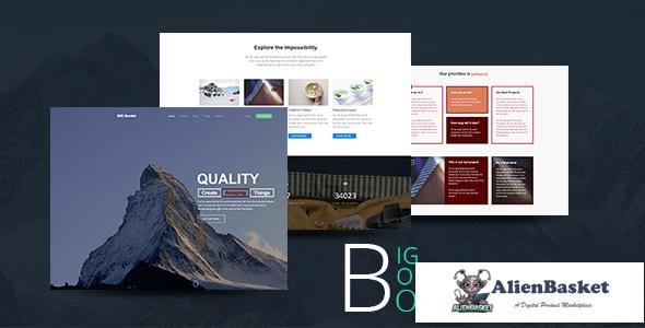 11016 BIG Border - Creative One Page Parallax Bootstrap Template 