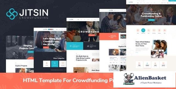 22741 Jitsin v1.0 - HTML Template For Crowdfunding Projects & Charity 