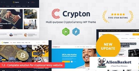 14182 Crypton v1.6 - A Multi-Purpose Cryptocurrency WordPress Theme 