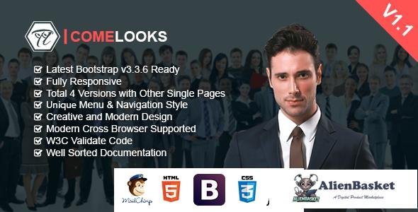 12200 ComeLooks v1.1 - Multipurpose Business HTML Template 