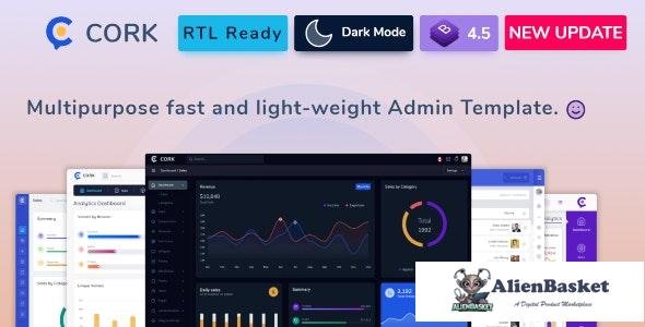 23494 Cork v1.8.1 - Responsive Admin Dashboard Template 