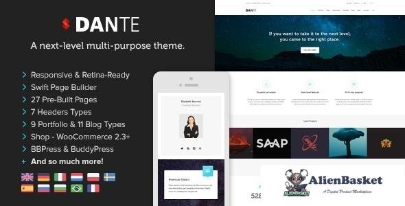 11864 Dante v3.4.0 - Responsive Multi-Purpose WordPress Theme 