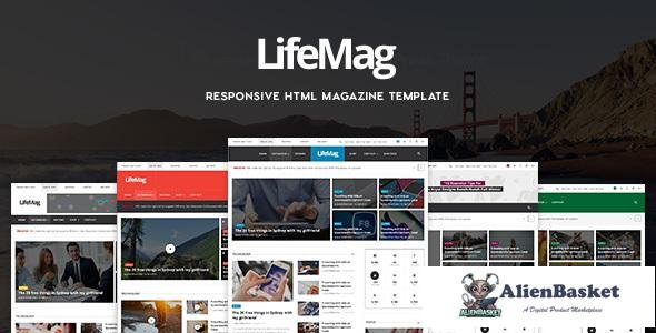 12627 LifeMag - Responsive HTML Magazine Template 