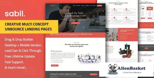 13603 Sabil - Multi-Purpose Template with Unbounce Page Builder 