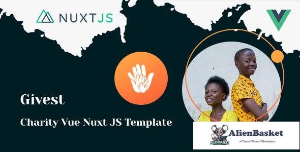 25889 Givest v1.0 - Charity & Fundraising Vue Nuxt JS Template 