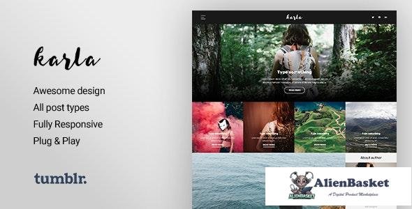 19185 Karla v1.1.1 - Stunning Personal Blog Theme for Tumblr 