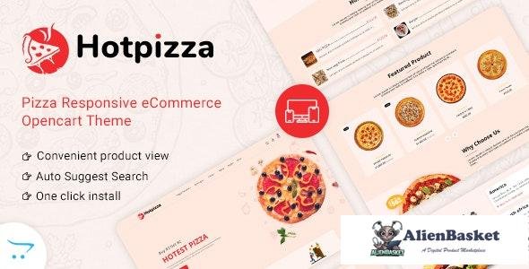 27728 HotPizza v1.0 - Pizza & Food Delivery OpenCart Store 
