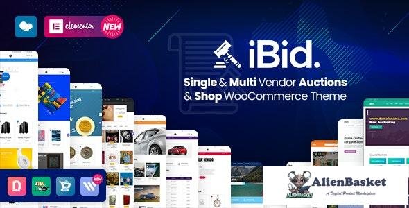 27555 iBid v3.2.1 - Multi Vendor Auctions WooCommerce Theme 