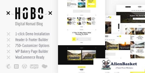 36462 Hobo v1.0.8 - Digital Nomad Travel Lifestyle Blog WordPress Theme 