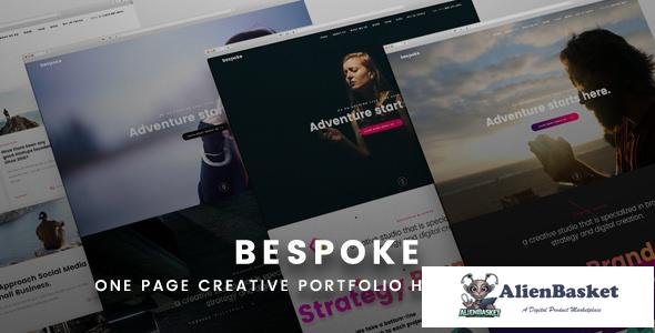 10427 Bespoke - One Page Creative HTML Template 