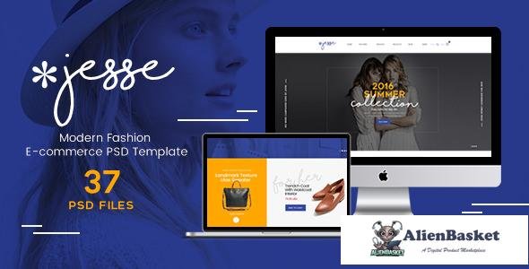 11098 Jesse - Modern Fashion e-commerce PSD Template 