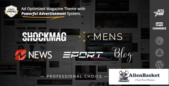 12787 Shockmag v1.2.4 - Ad Optimized Magazine WordPress Theme 