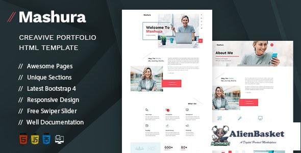 22325 Mashura v1.0 - Single Portfolio HTML Template 