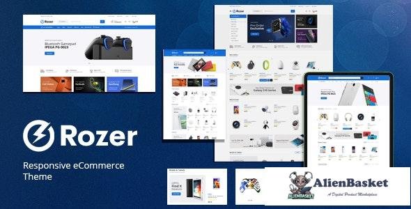 27031 Rozer v1.0 - Digital Responsive OpenCart Theme (Included Color Swatches) 