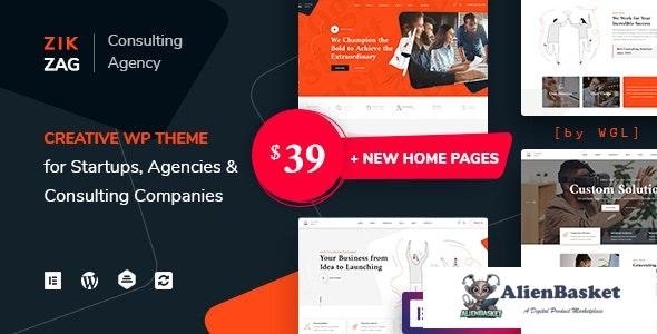 20924 ZikZag v1.0 - Consulting & Agency WordPress Theme 