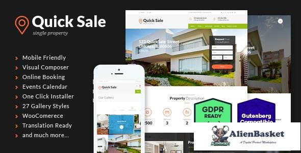 12322 Quick Sale v3.0.1 - Single Property Real Estate Wordpress Theme 