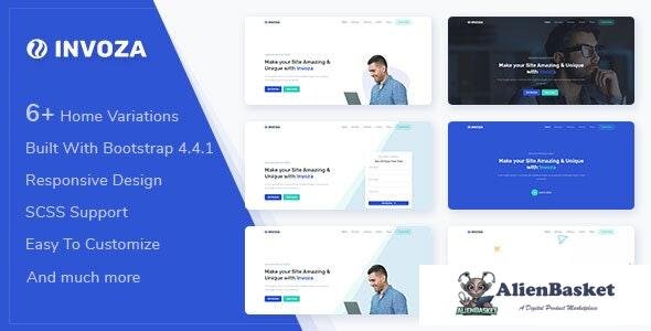 21667 Invoza v1.0.0 - React Landing Page Template 