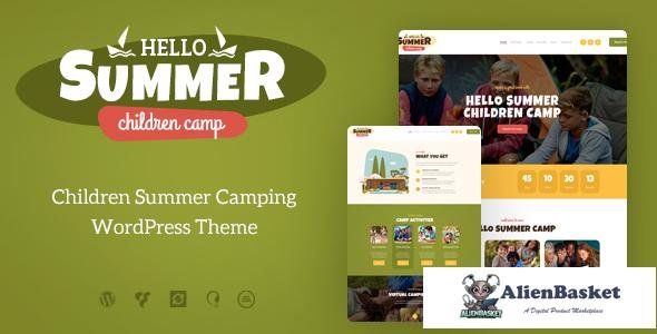 32741 Hello Summer v1.0.9 - A Children's Camp WordPress Theme 