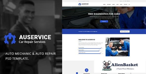 12500 Auservice v1.0 - Auto Mechanic & Auto Repair PSD Template 