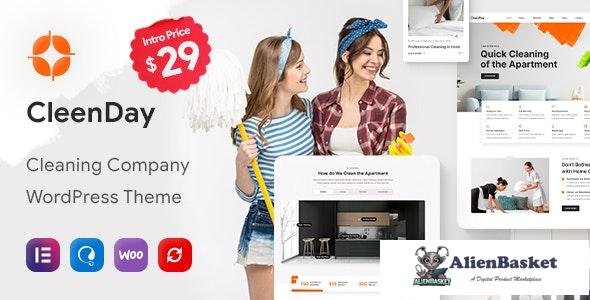 26074 CleenDay v1.0.1 - Cleaning Company WordPress Theme 