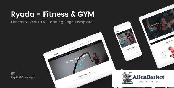 11835 Ryada - Fitness & GYM HTML Landing Page Template 