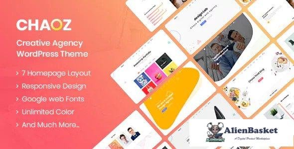 13342 Chaoz v1.4.2 - Creative Portfolio Theme For Agency 