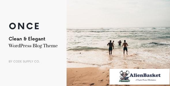 31937 Once v1.2.2 - Clean & Elegant WordPress Blog Theme 