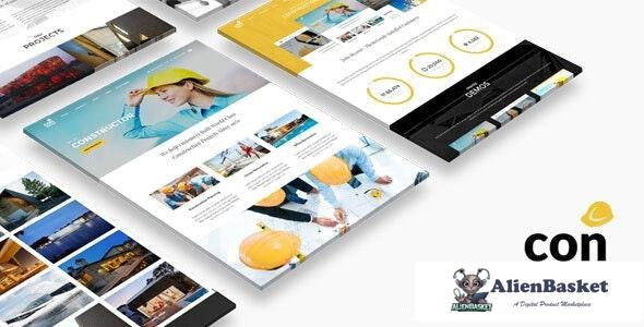21080 Constructor v1.0 - Construction HTML Template 