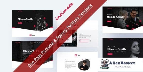 24629 Intimate v1.0 - One Page Personal & Agency Portfolio HTML-5 Template 