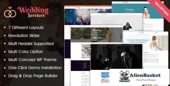 14927 Wedding Services WordPress Theme v1.0.1 