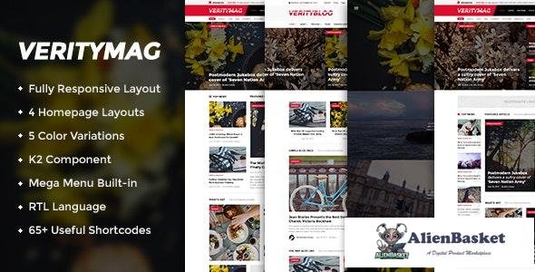 20493 VerityMag v3.9.6 - Creative News/Magazine Joomla Template 