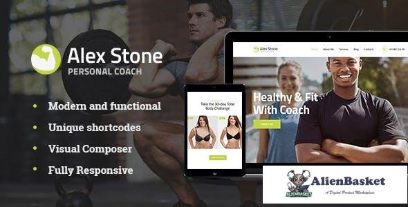 14192 Alex Stone v1.1 - Personal Gym Trainer WordPress Theme 