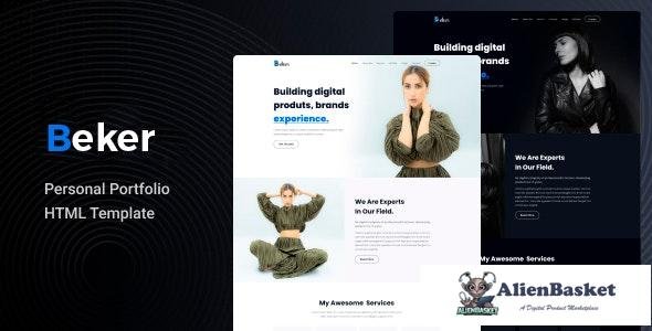 27351 Beker v1.0 - Personal Portfolio Template 